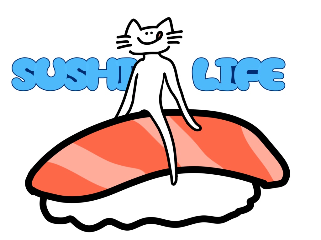 ねこスシライフパーカー