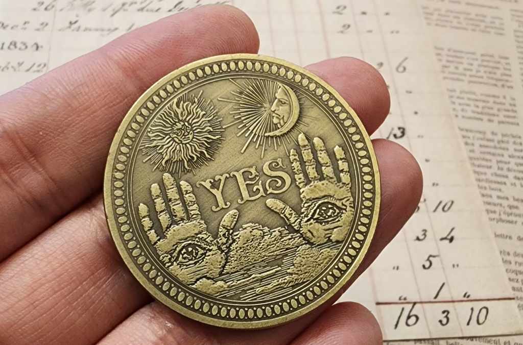 イエス・ノーコイン大 ポーチ付き