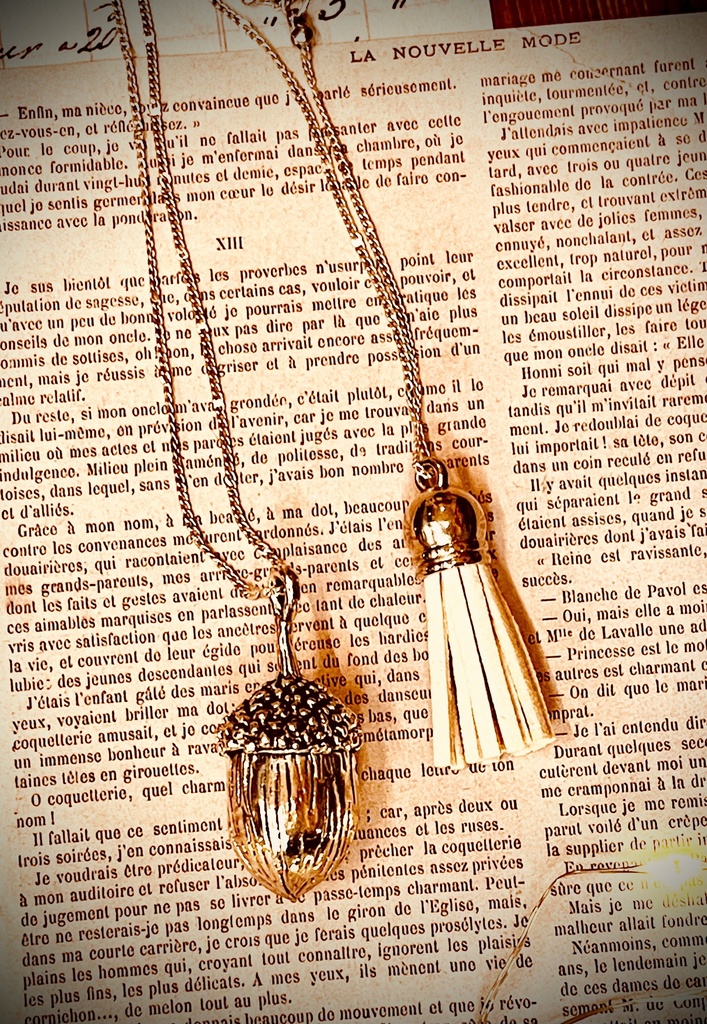 ペンデュラム　銀のどんぐり　ネックレスタイプ