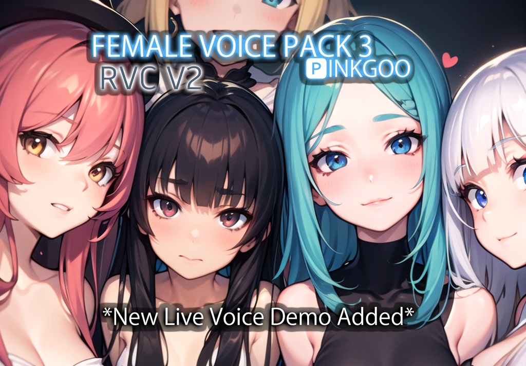 RVC☆v2 【Female Voice Pack 3】