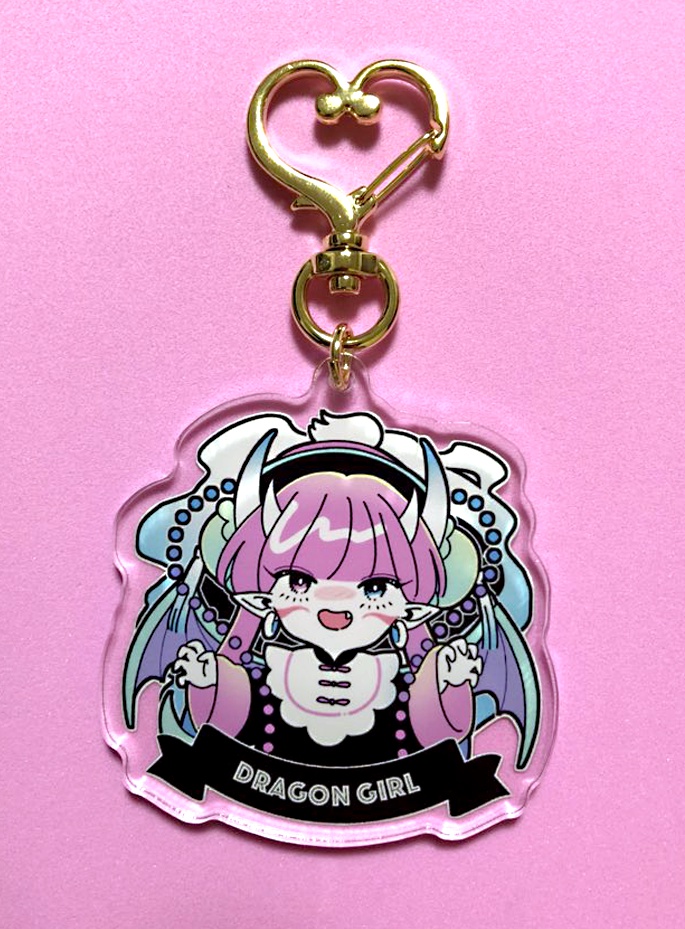 角っ子アクリルキーホルダー