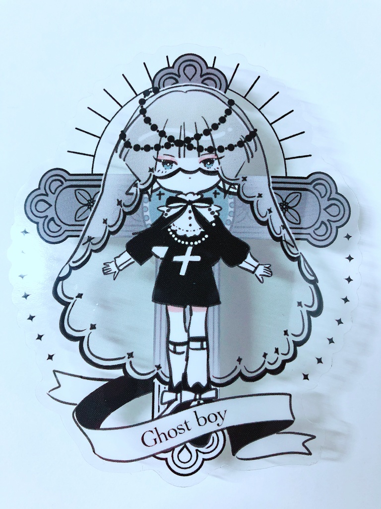 おばけちゃん/蝶々姐さんステッカー