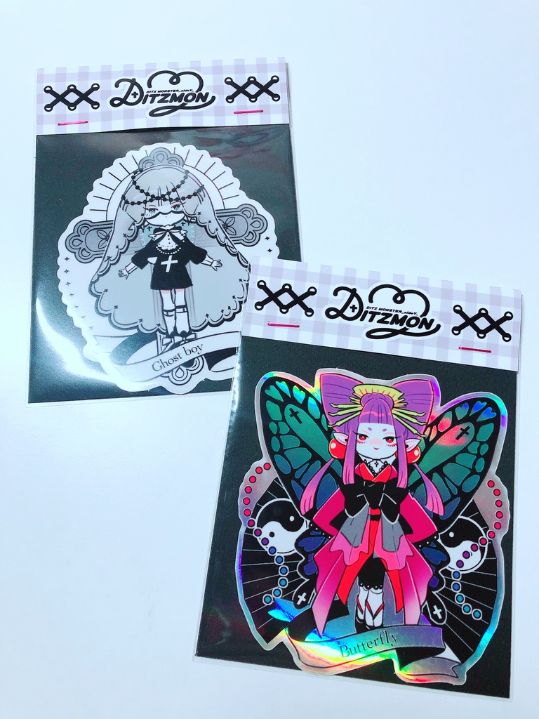 おばけちゃん/蝶々姐さんステッカー