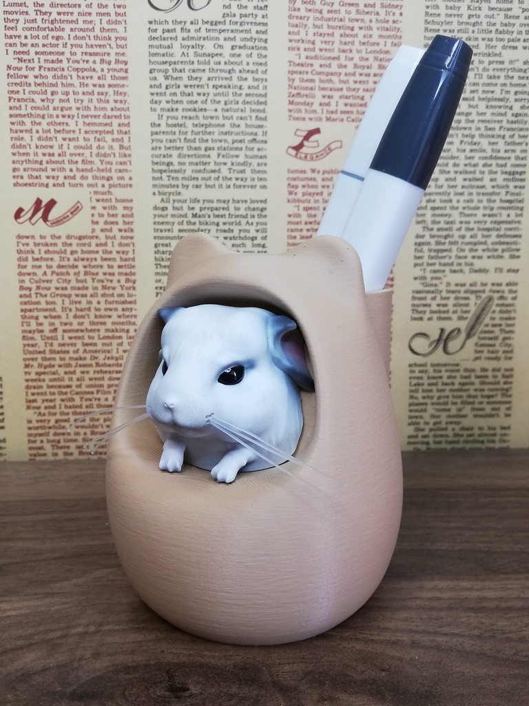 (チンチラカラー:グレー)コロコロペンスタンド