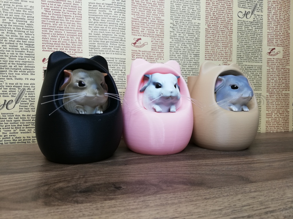 (チンチラカラー:グレー)コロコロペンスタンド