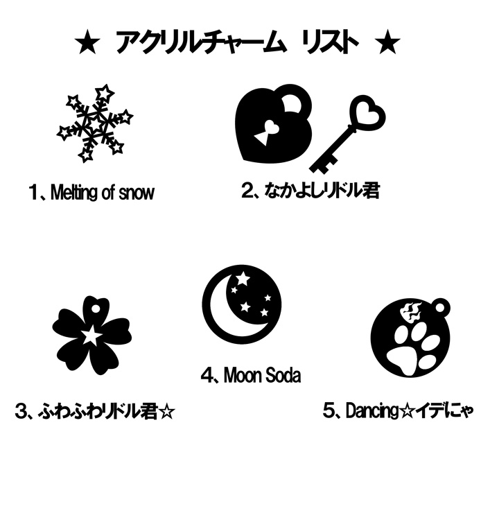 【Thanks☆アクリルキーホルダー】