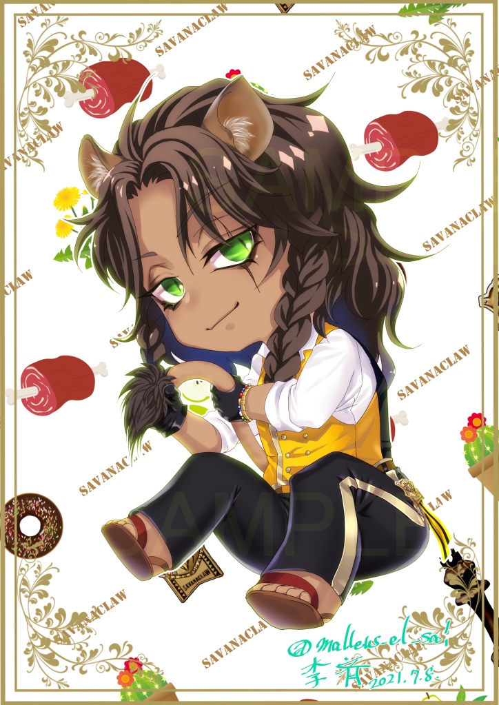 【再販】寮長さんのけもけも☆アクリルキーホルダー