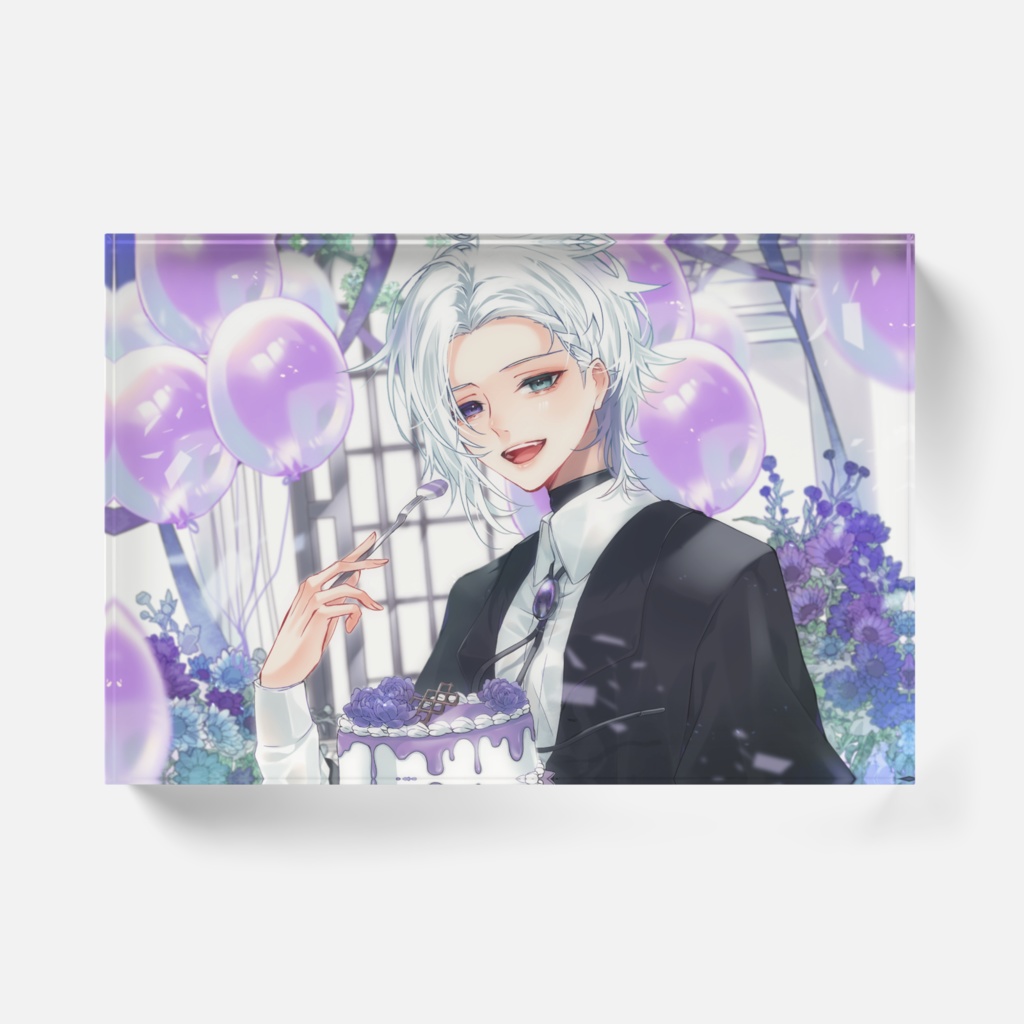 6/5泡沫birthday アクリルブロック