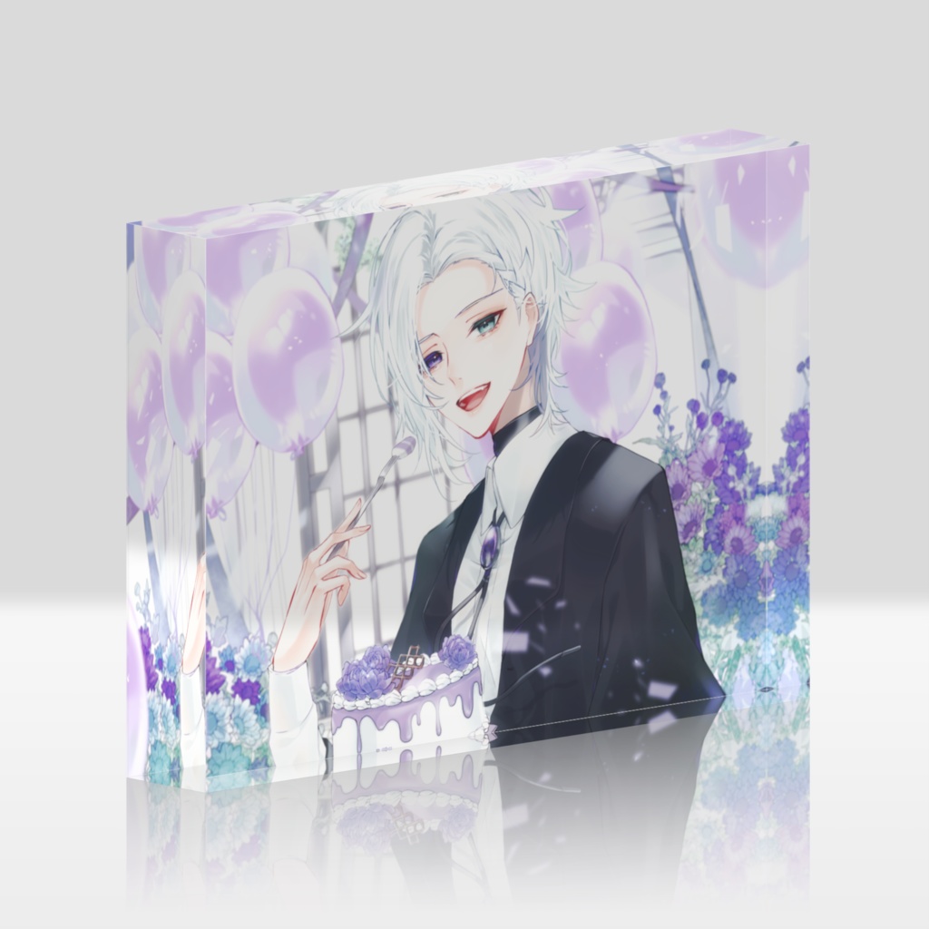 6/5泡沫birthday アクリルブロック