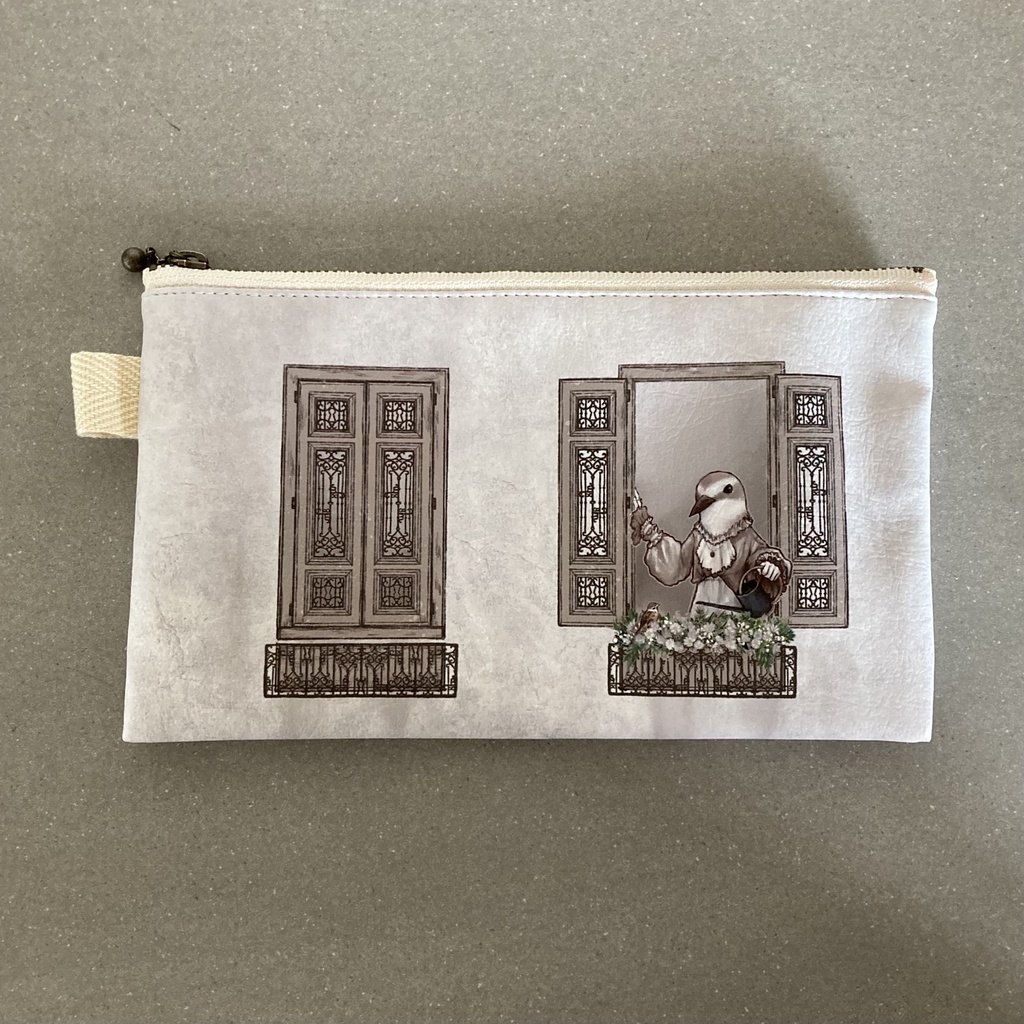 bird in the window《♀》ポーチ