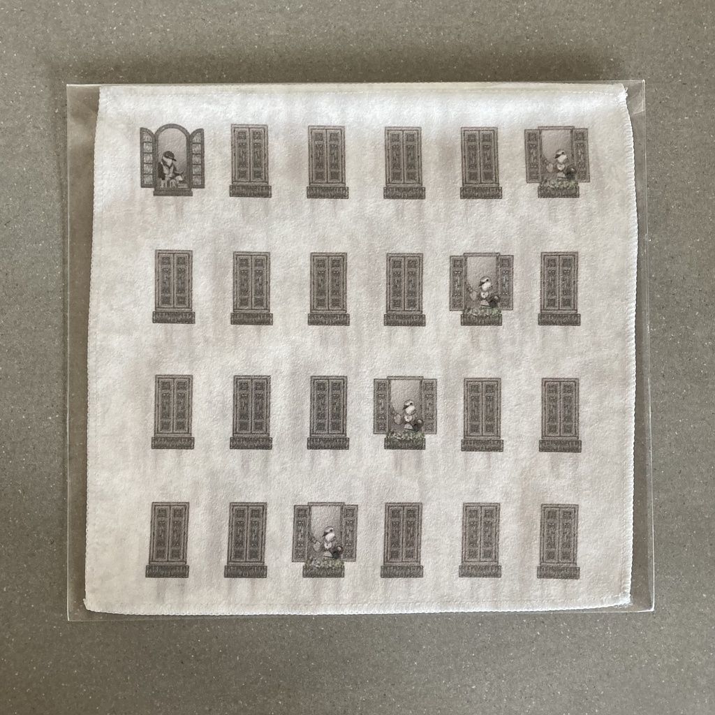 bird in the window《♀》ハンカチ