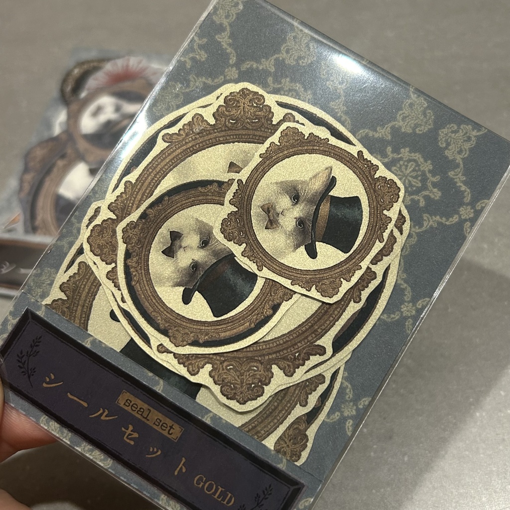 【ラス1】gentle - makura シールセット《GOLD》