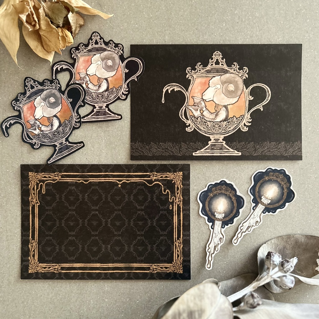 【NEW】ポストカード・シールセット