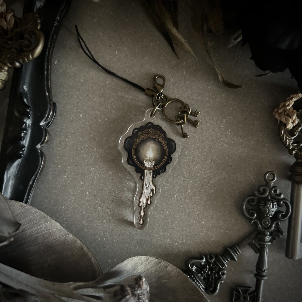 【NEW】candle light key アクリルキーホルダー