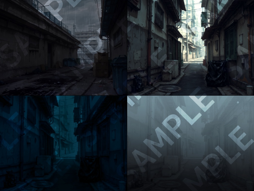 TRPG想定 現代都市背景素材集:空虚と退廃