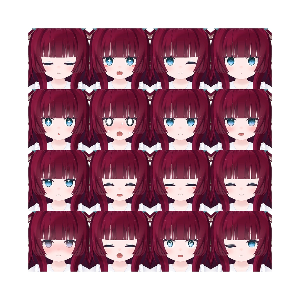 「ととちゃん」表情セット - Facial Expression Set