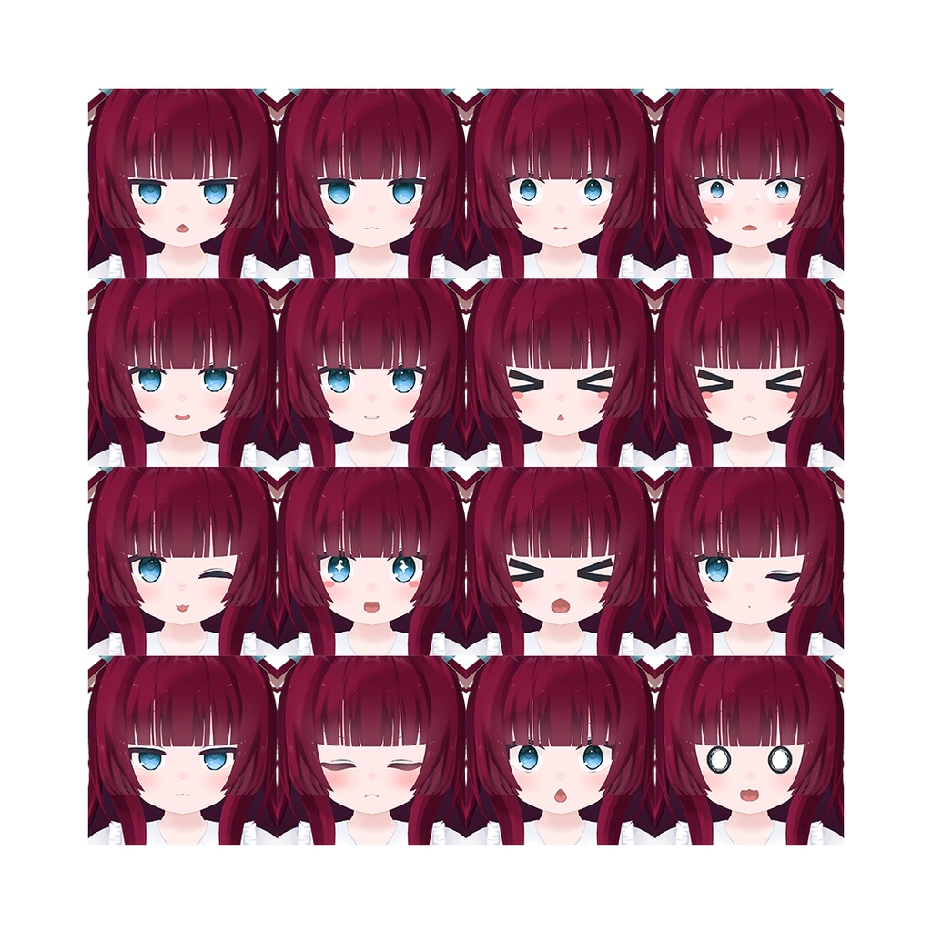 「ととちゃん」表情セット - Facial Expression Set