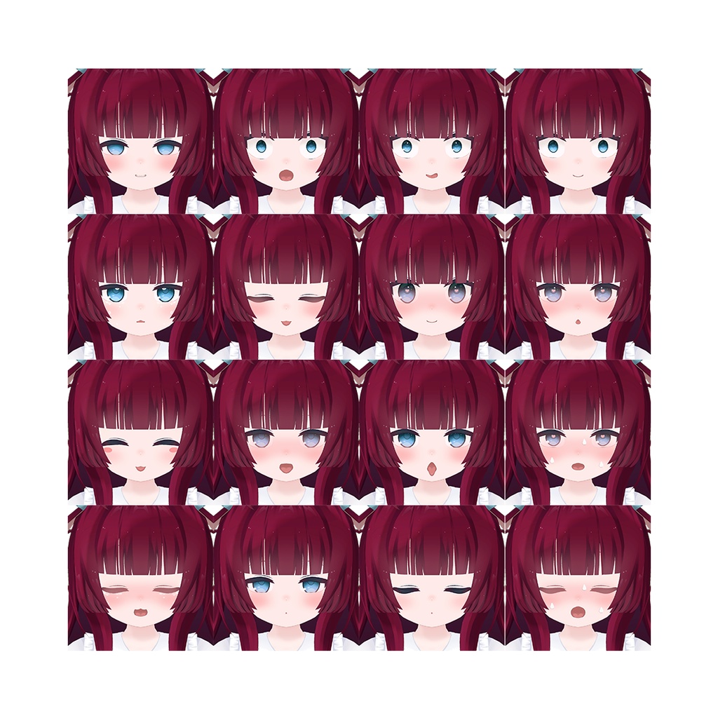 「ととちゃん」表情セット - Facial Expression Set