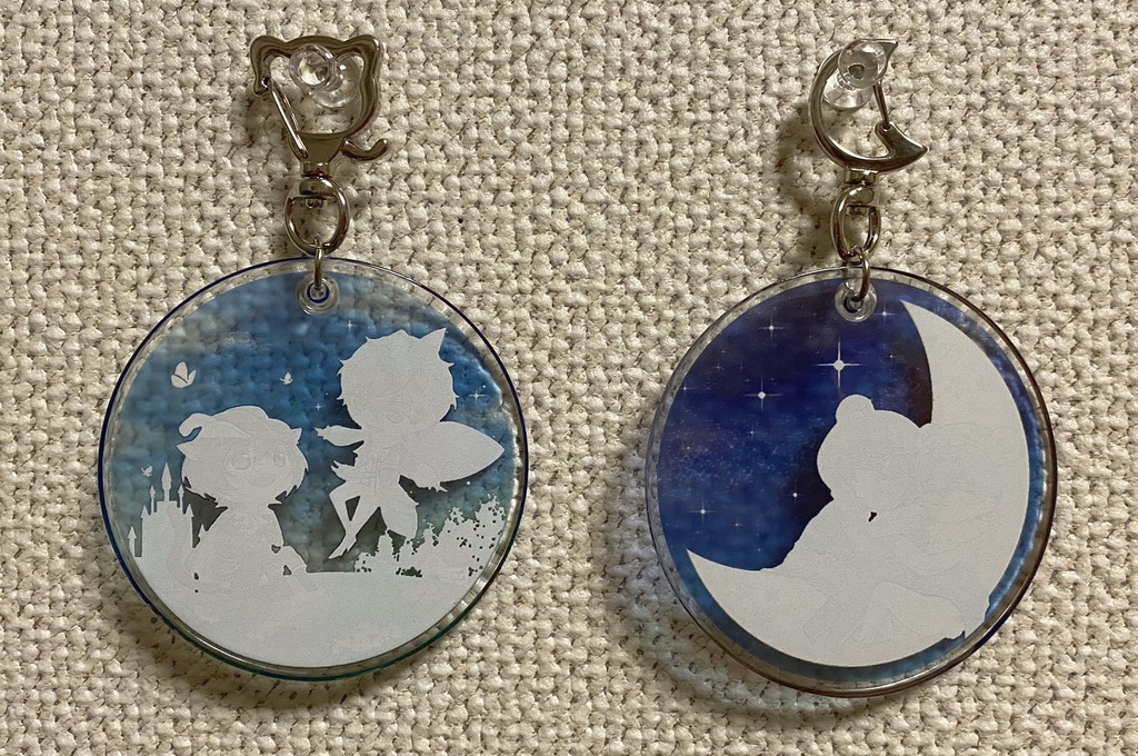 【SALE】凛月と泉のクリアキーホルダー(2種)