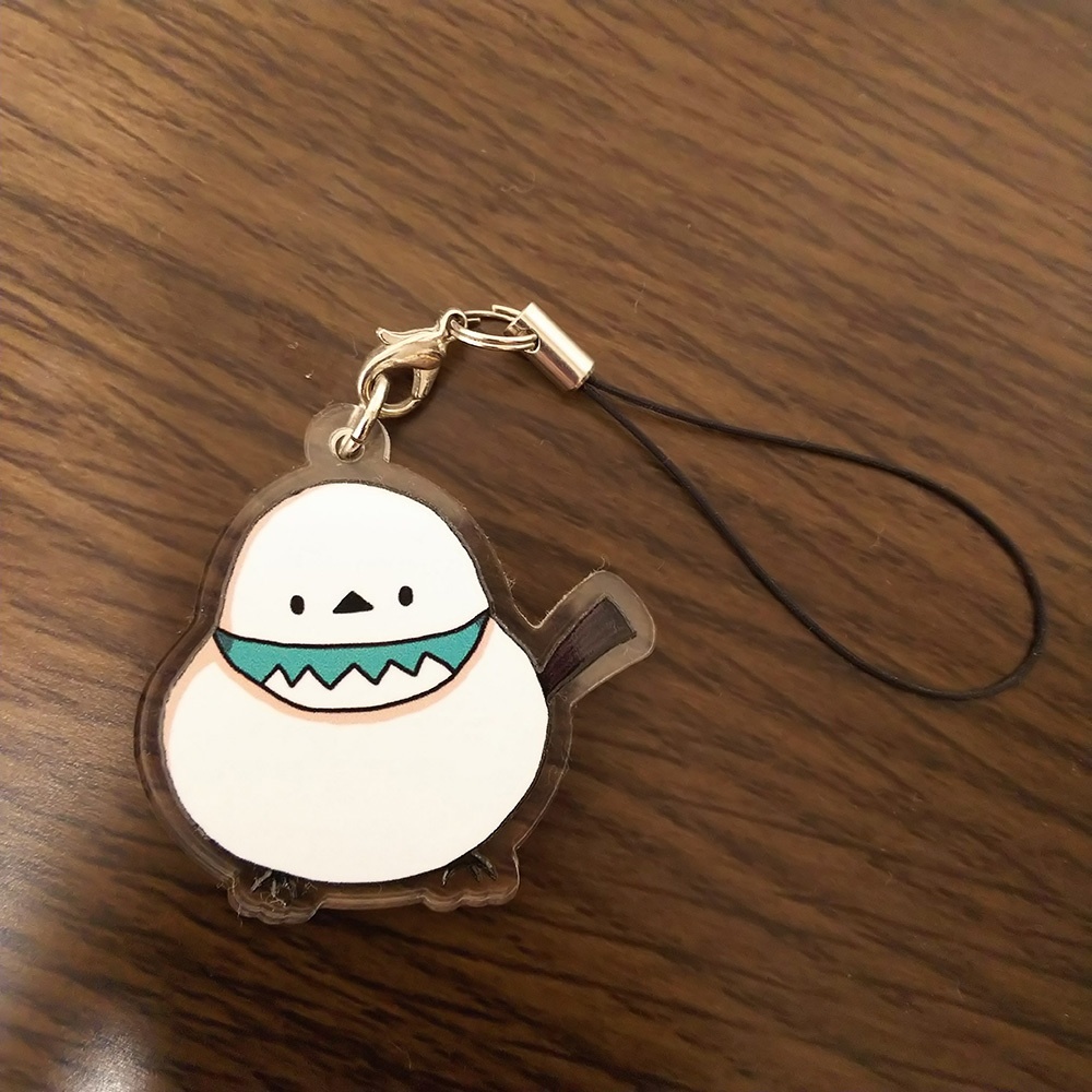 シマエナガのソージ【アクリルキーホルダー】