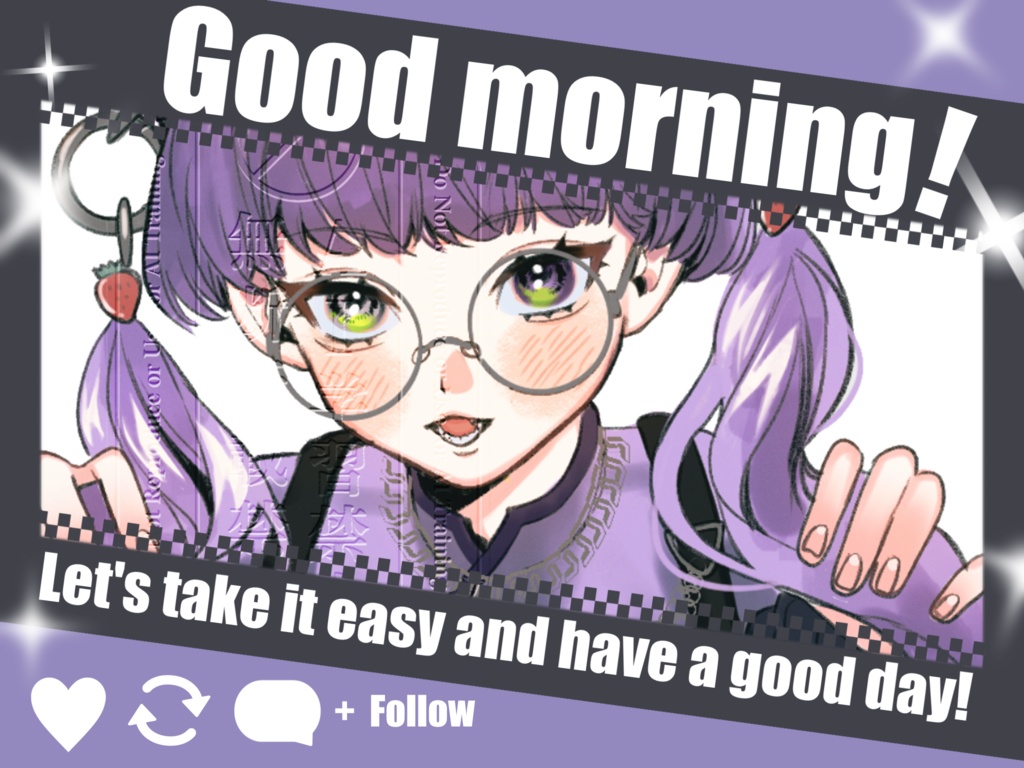 【無料DL】Good morning!なおはV素材