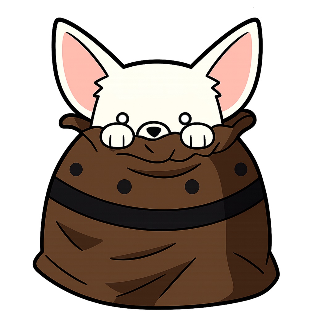 バロンのステッカー（お留守番ver）