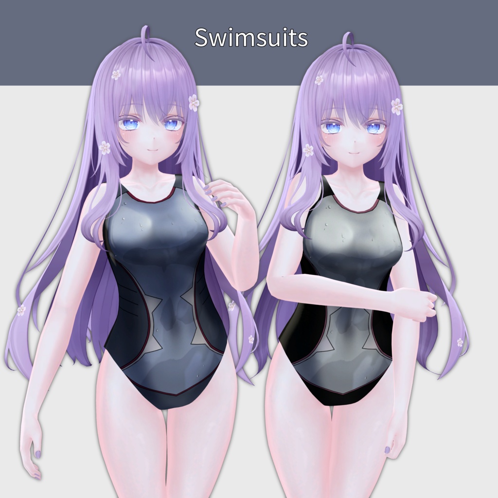 【萌対応】シャークジャケット&水着セット