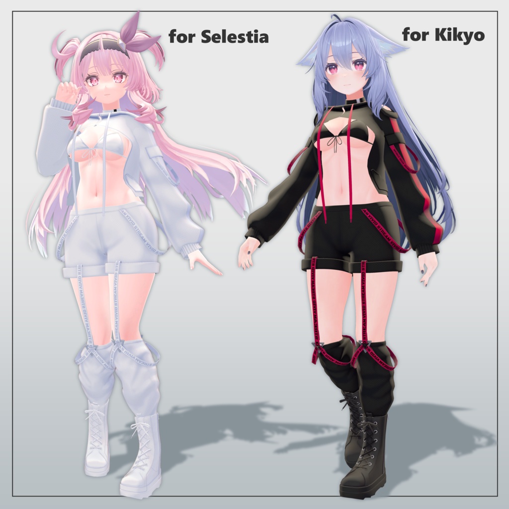 【3アバター対応】Belting Wear Set