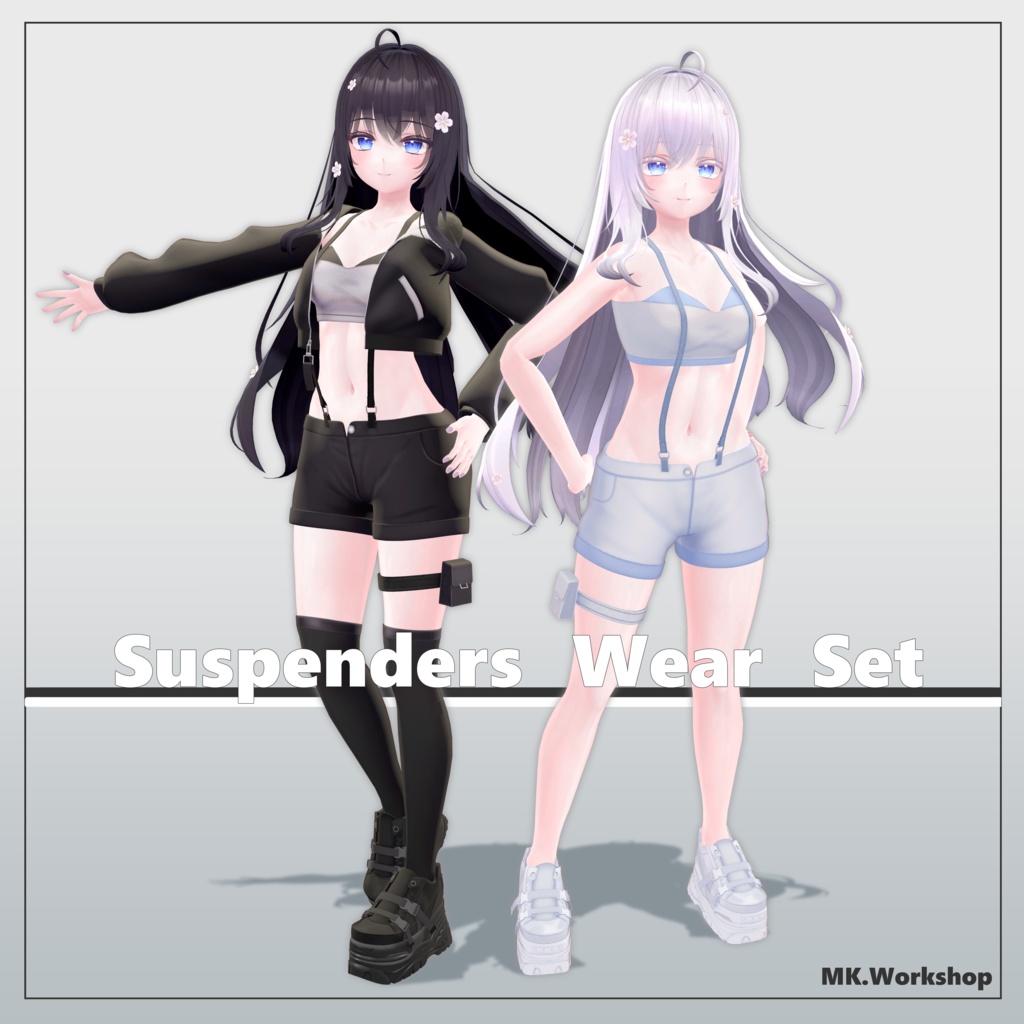 【萌対応】【2WAY】Suspenders Wear Set