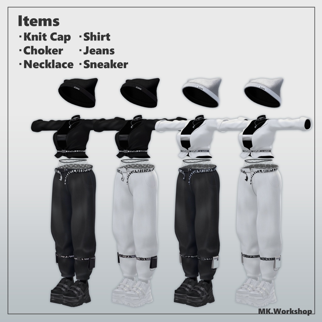 【桔梗対応】Tactical Street Wear Set