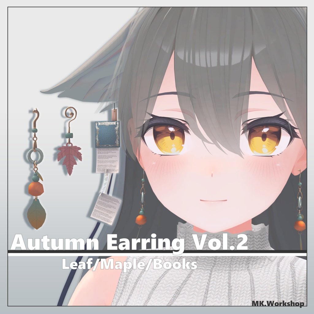 【汎用】Autumn Earring Vol.2