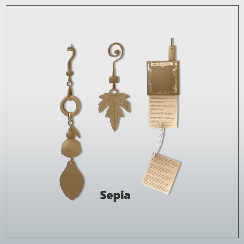 【汎用】Autumn Earring Vol.2