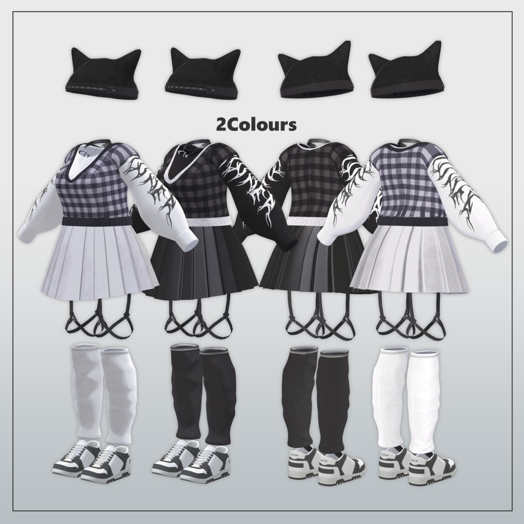 【3アバター対応】Sweet Evil Set