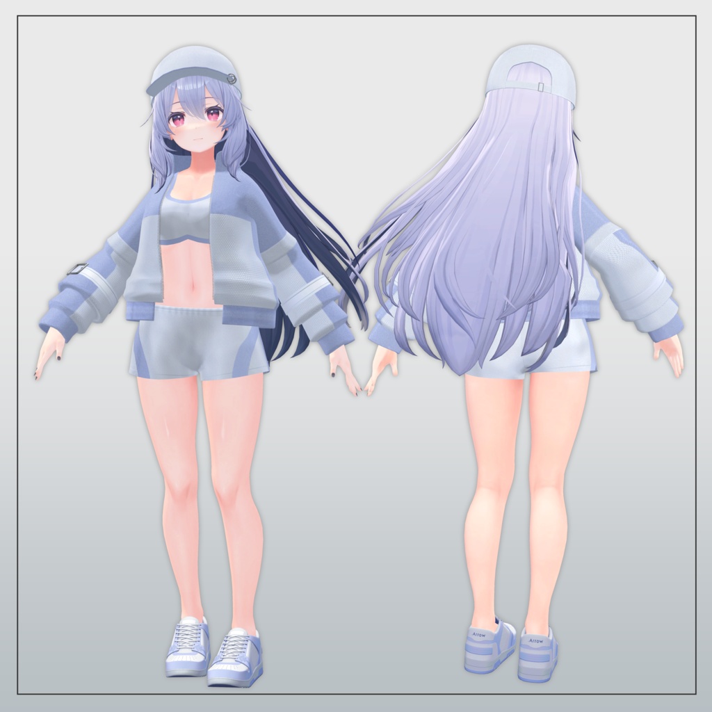 【2アバター対応】Belting Jersey Set