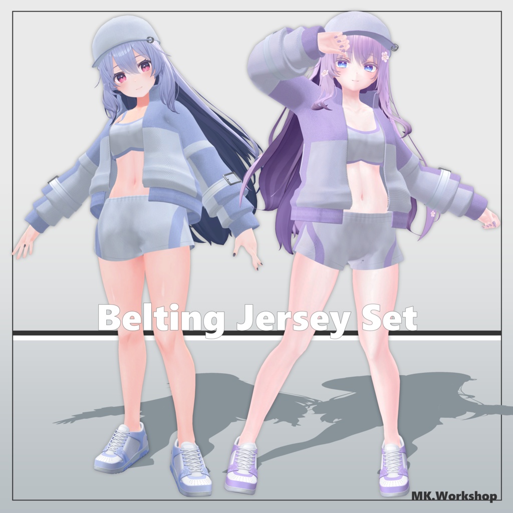 【2アバター対応】Belting Jersey Set