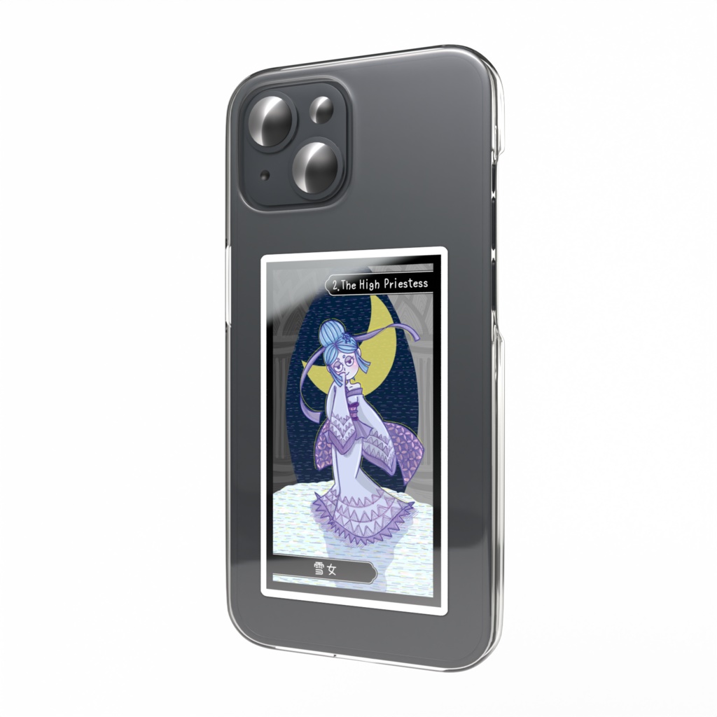 妖怪タロットステッカー【II 女教皇 - 雪女】