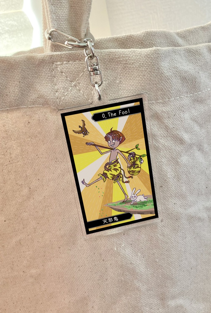 妖怪タロットアクリルキーホルダー【0 愚者 - 天邪鬼】