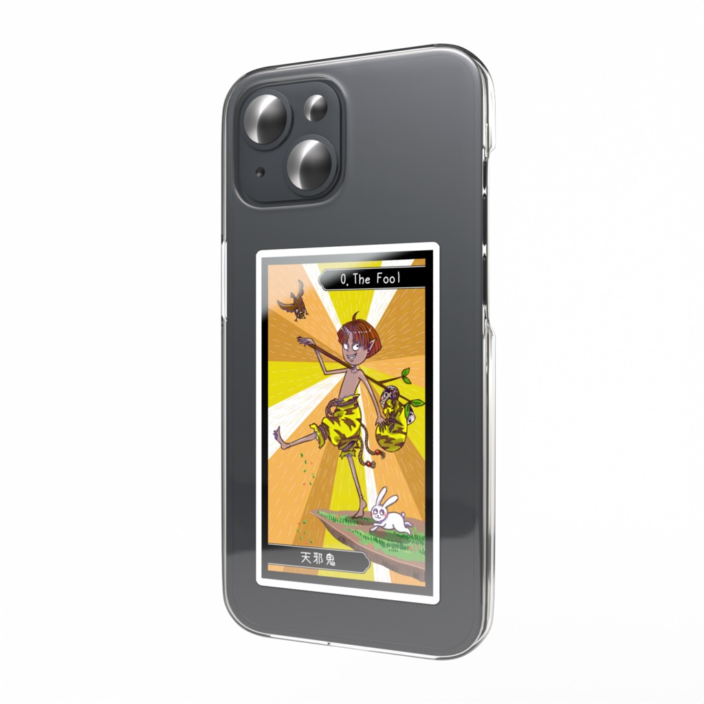妖怪タロットステッカー【0 愚者 - 天邪鬼】