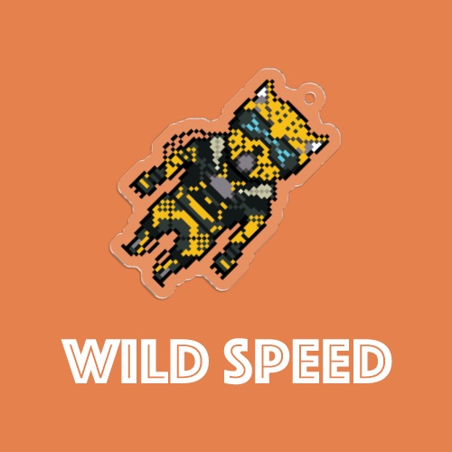 【Apex】アクリルキーホルダー　オクタン/Wild Speed
