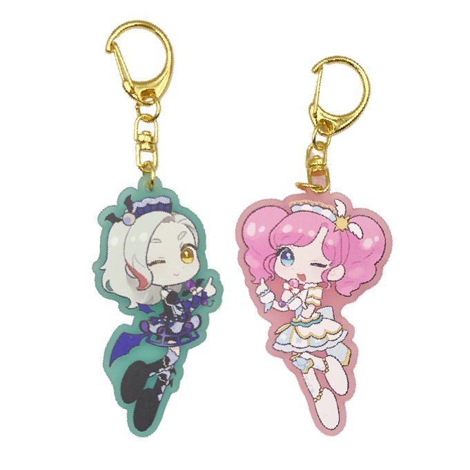 天羽まどか&黒沢凛　コラボレーションアクリルキーホルダー