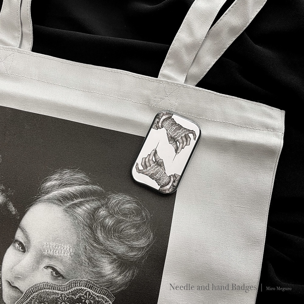 針と手缶バッジ