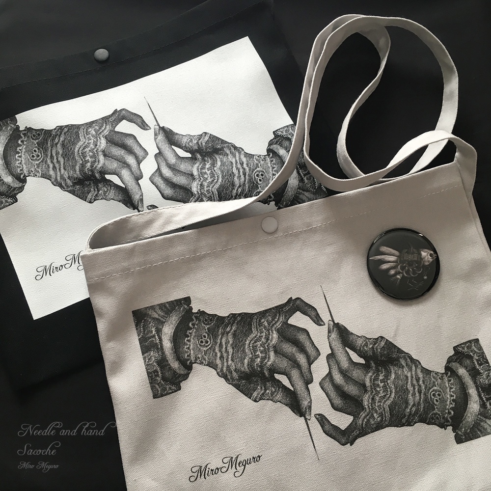 針と手サコッシュ