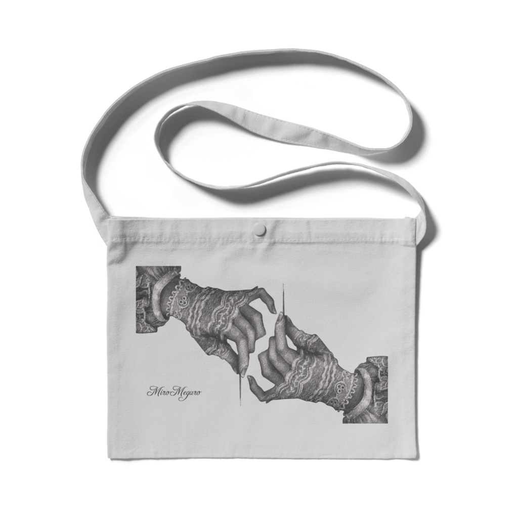 針と手サコッシュ