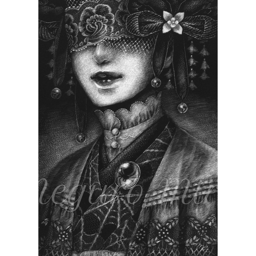 目黒ミロ「重ね」原画