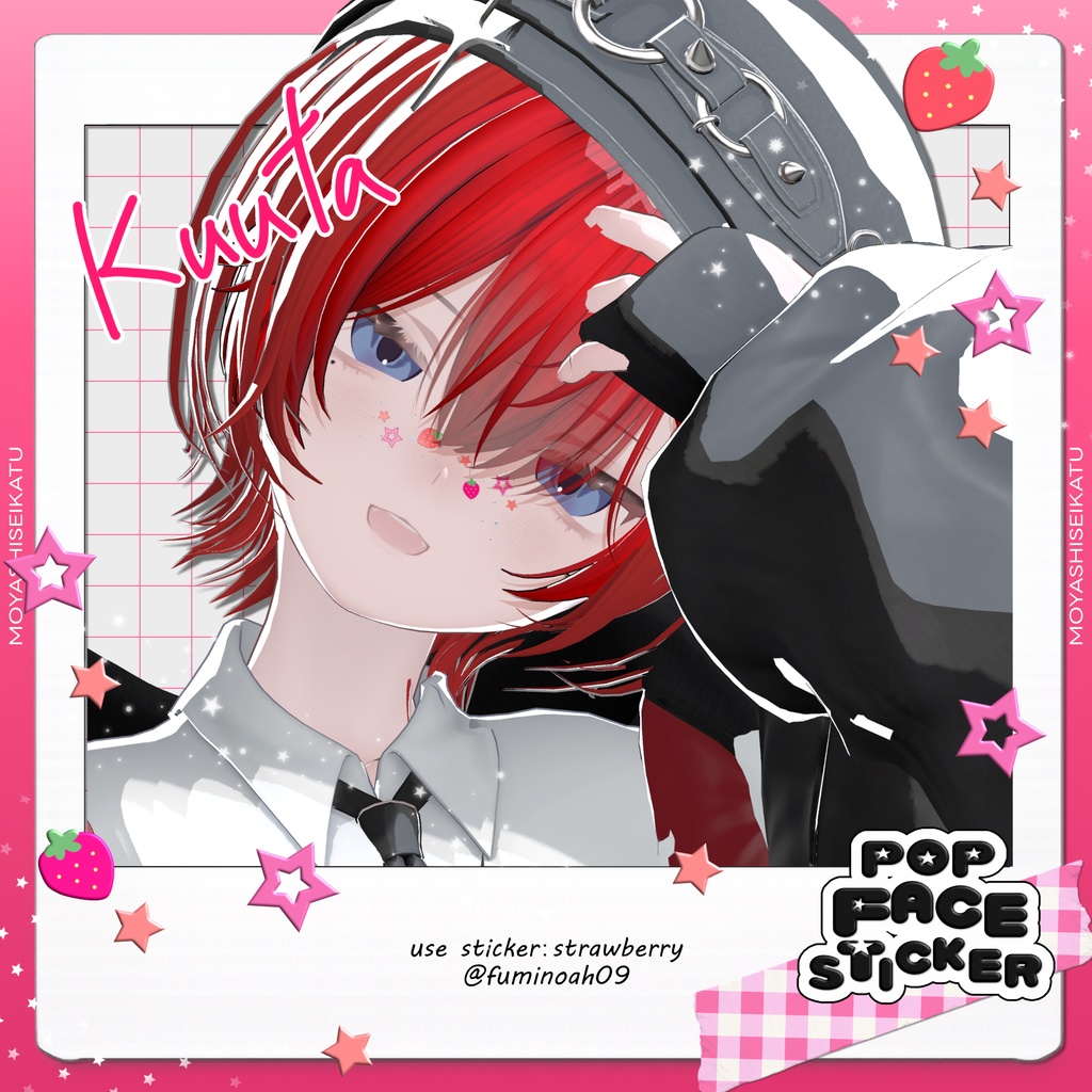 【12アバター対応】POP-face sticker