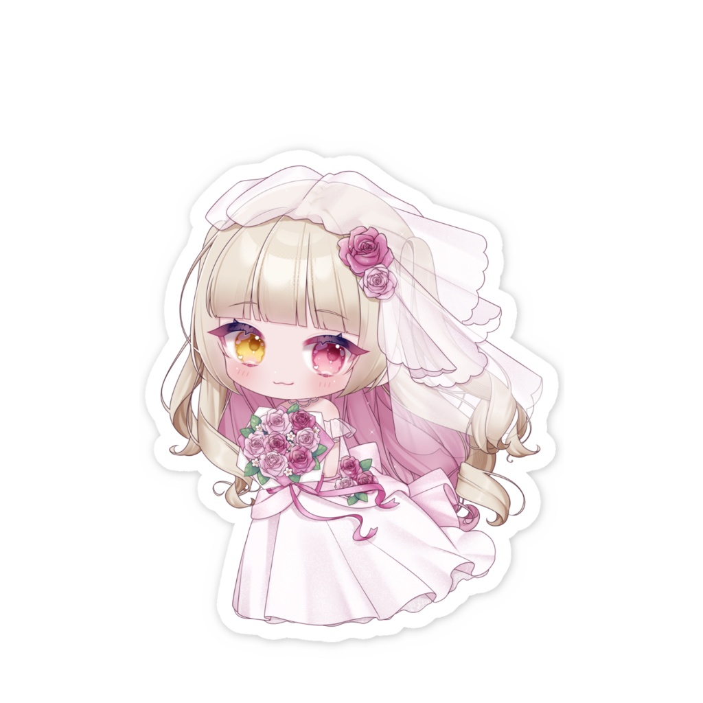 ウエディングスマホステッカー