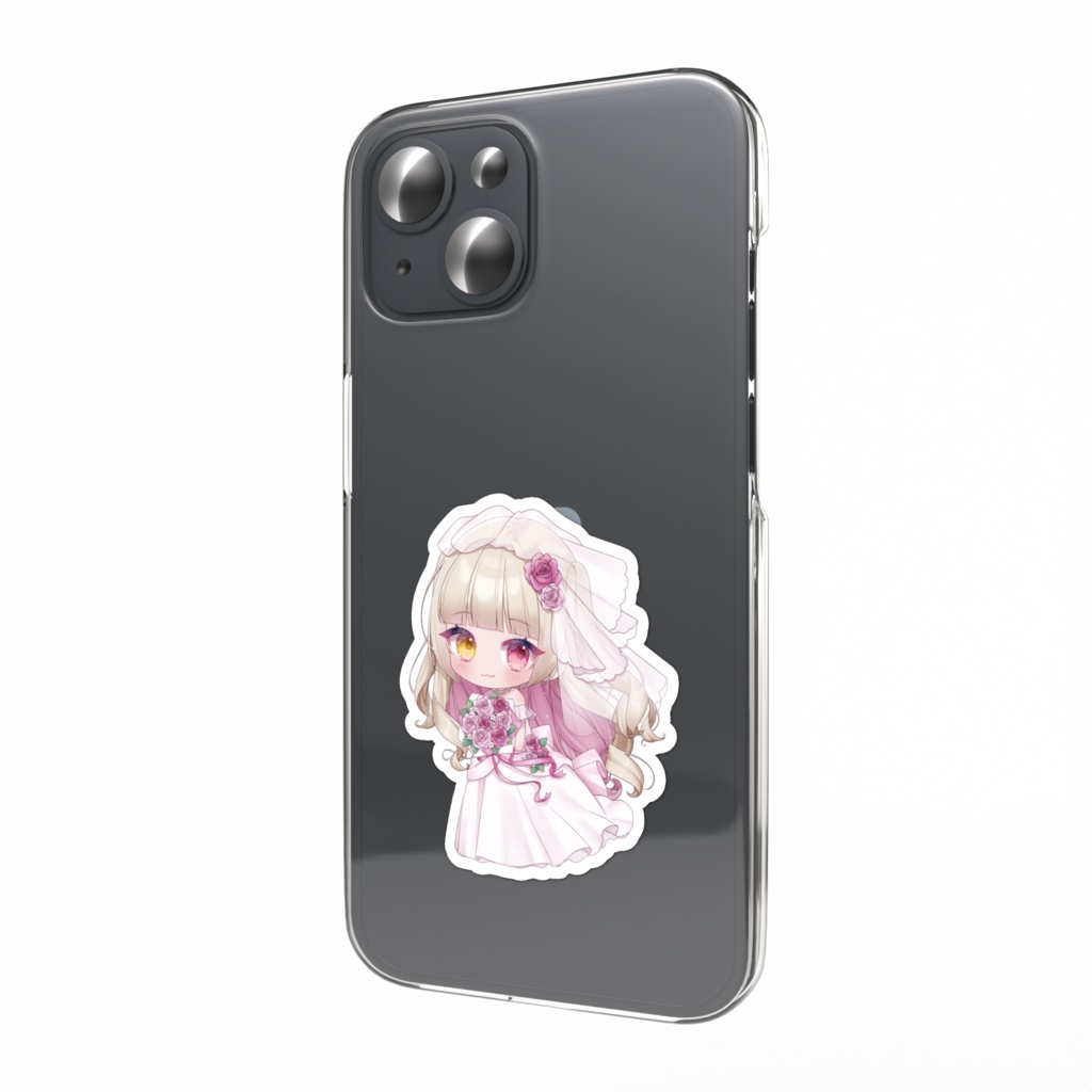 ウエディングスマホステッカー