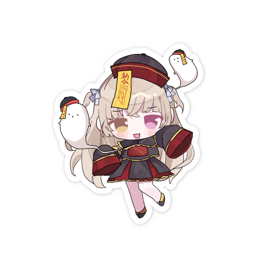 キョンシースマホステッカー