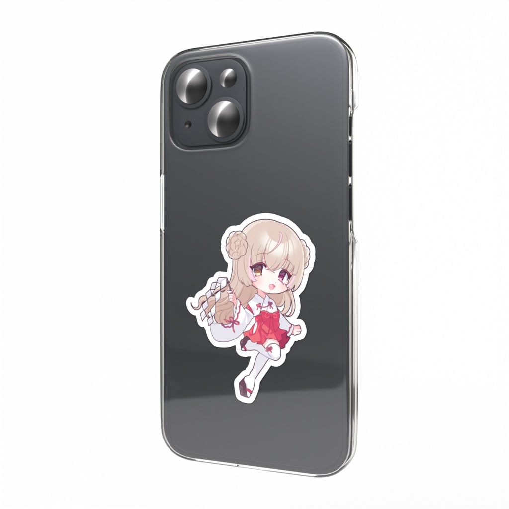 巫女服スマホステッカー