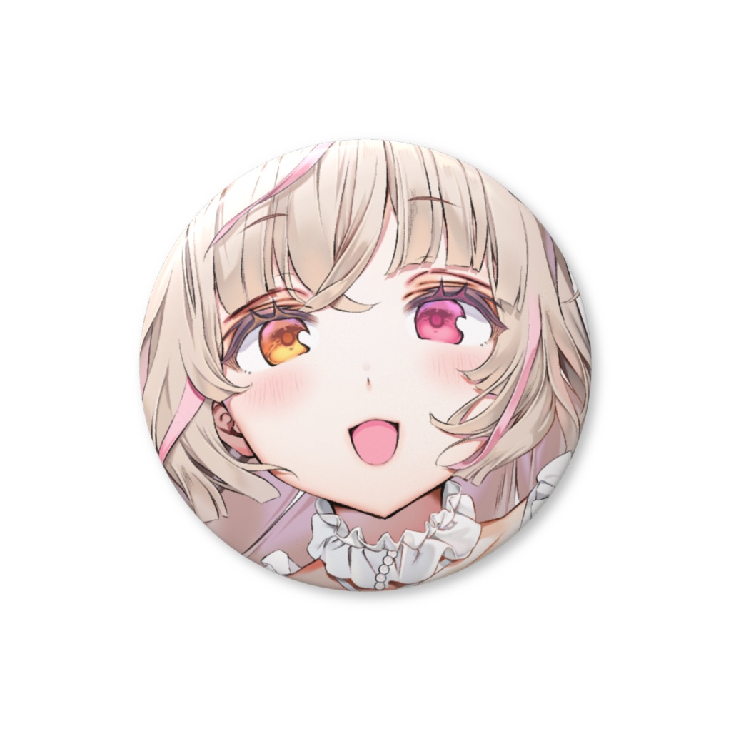 立ち絵缶バッジ（笑顔）